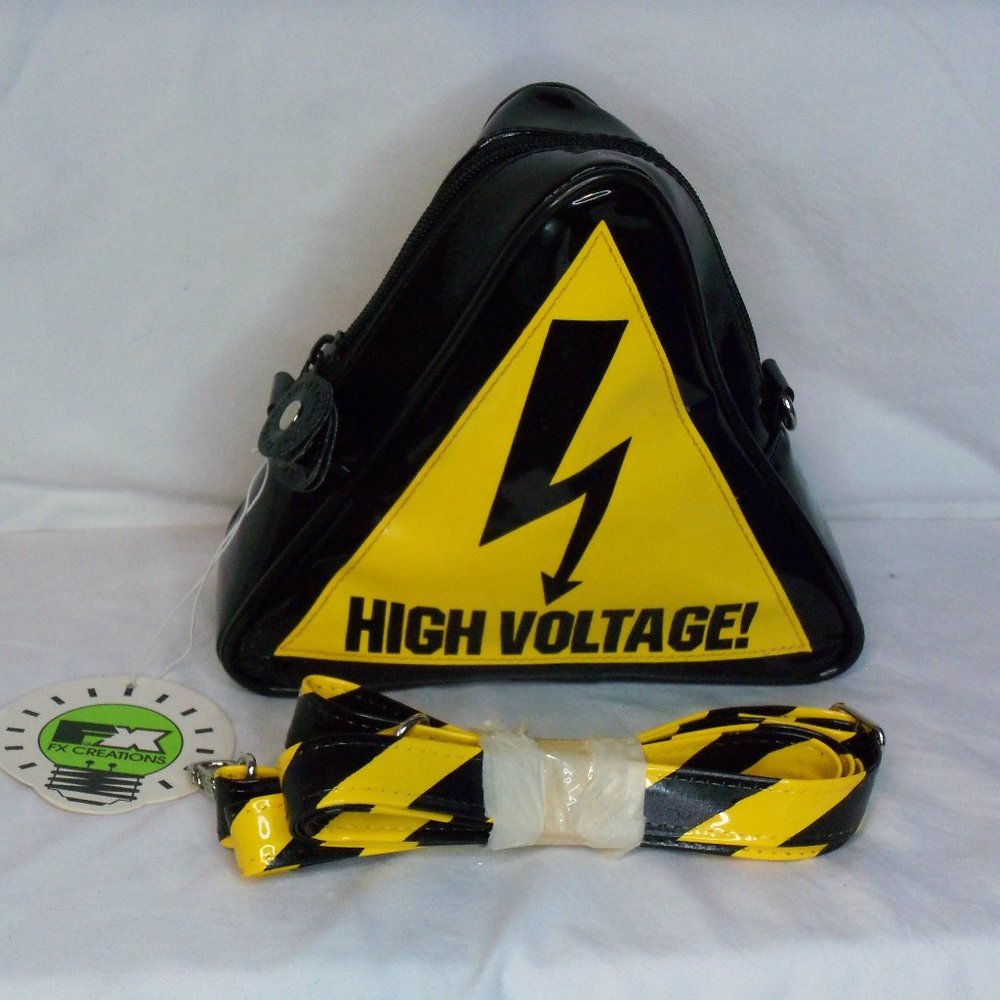 FX Creations Vinyl High Voltage Purse Vintage 1996 NEW